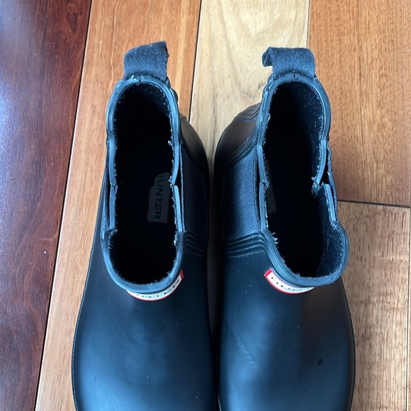 Black Hunter Chelsea Rain Boots EU 40/41 - Picture 4 of 6